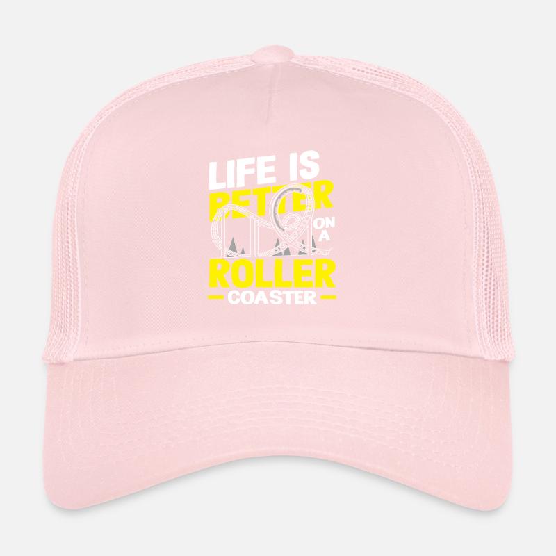Achterbahn Leben Ist Besser Auf Einer Achterbahn Trucker Cap