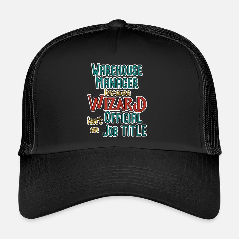 Warehouse Manager Wizard Trucker Cap
