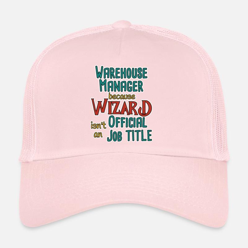Warehouse Manager Wizard Trucker Cap