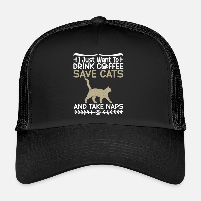 Cat Rescue Gifts Trucker Cap