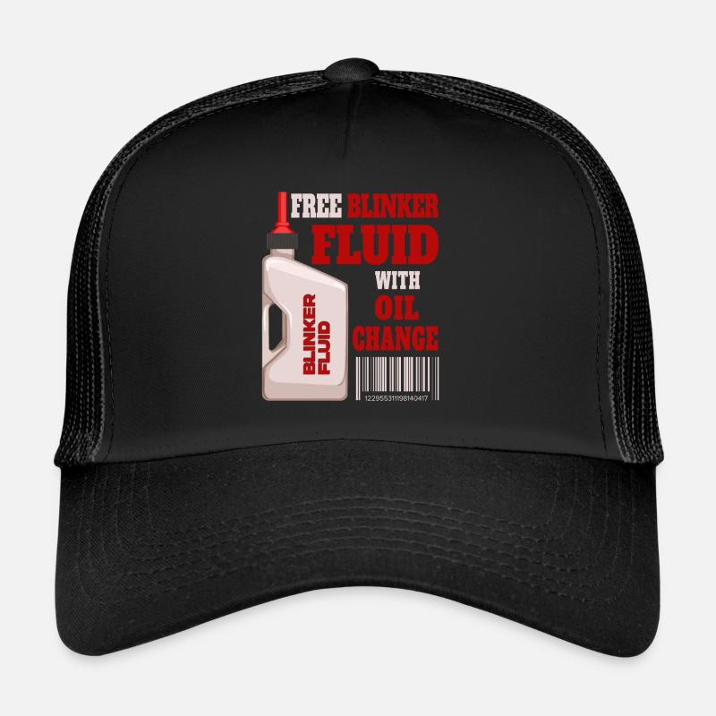 Liquide de clignotant gratuit avec vidange d’huile Casquette trucker 