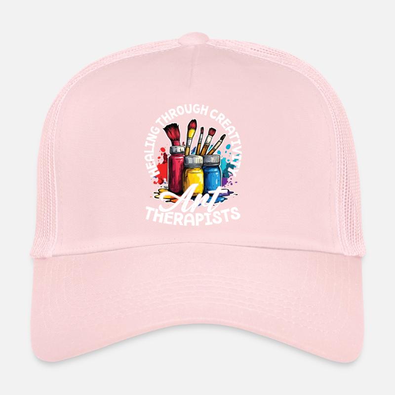 Healing Through Creativity, Art Therapist Trucker Cap