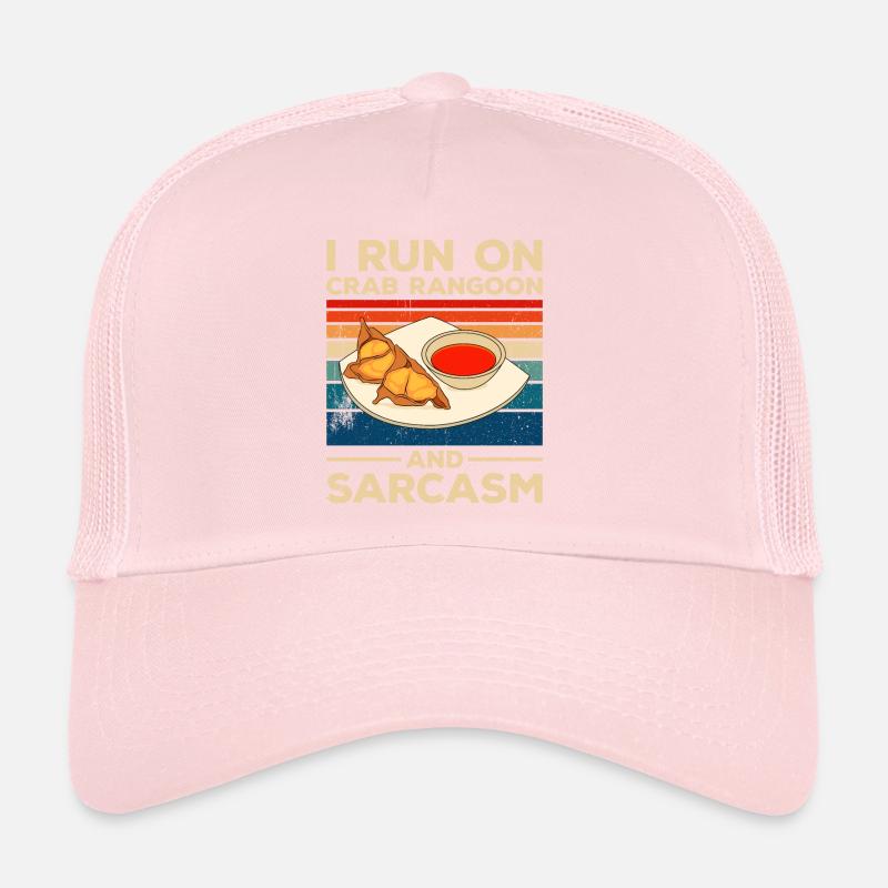 Crab Rangoon Asia Food Trucker Cap