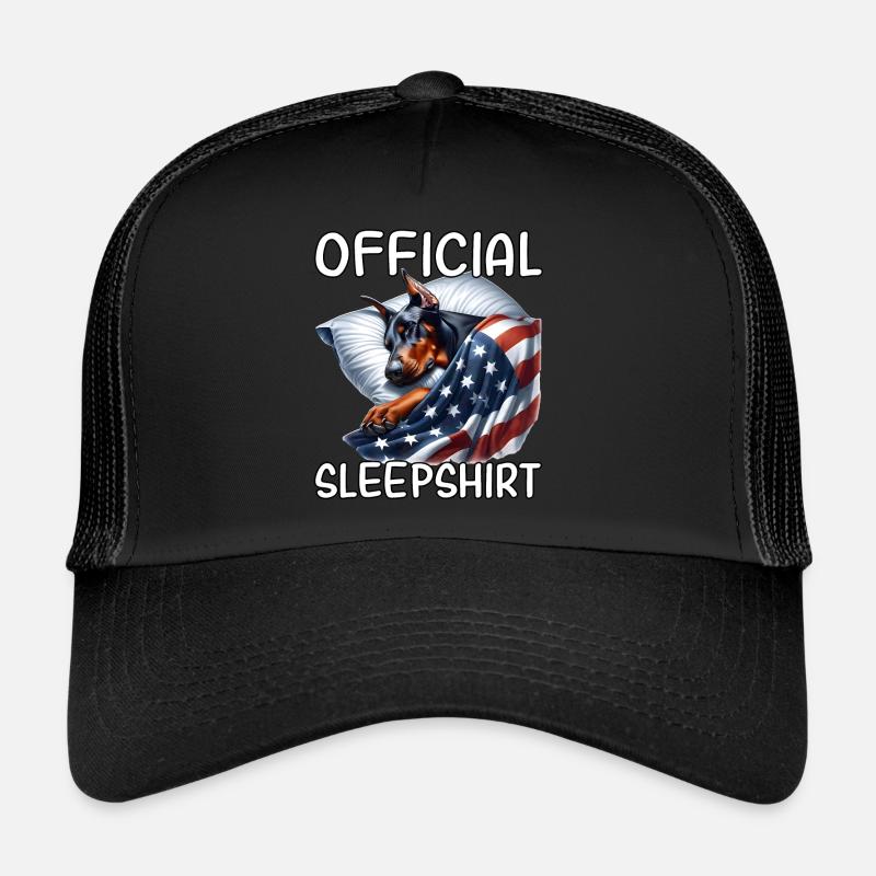 Doberman US Chemise de nuit Casquette trucker 