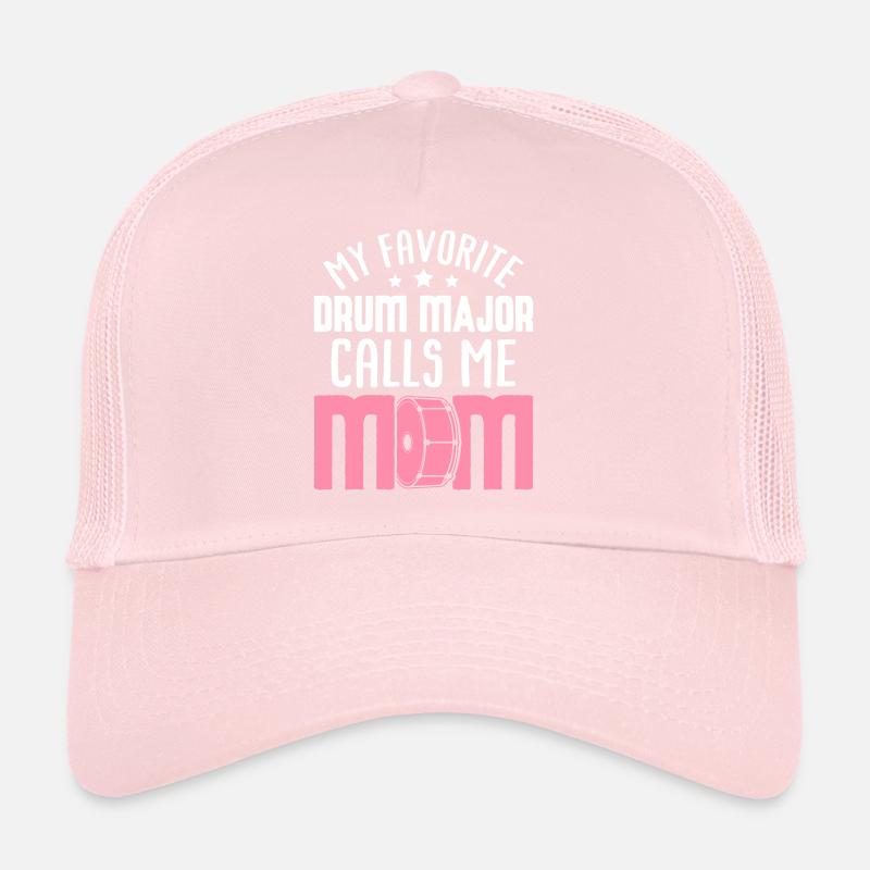 Drum Major Calls Me Mom Drummers Drummer Mom March Trucker Cap