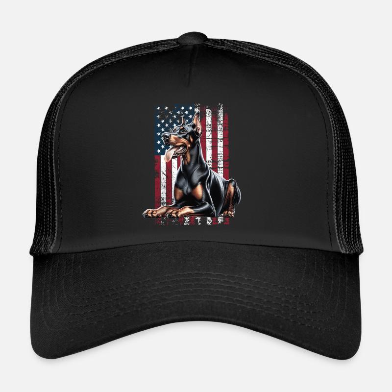 Doberman US Dobermann Casquette trucker 