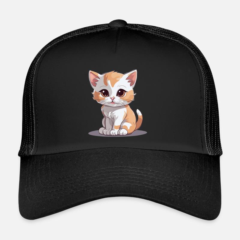 Chaton Chat Chats Chat Domestique Miaulement Casquette trucker 