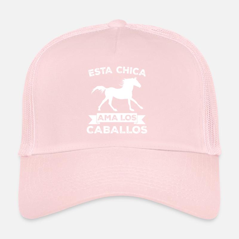 Cette fille adore les chevaux Casquette trucker 