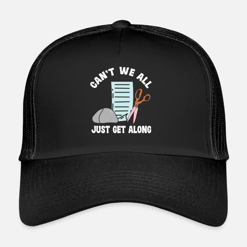 We can't all just get along well Trucker Cap