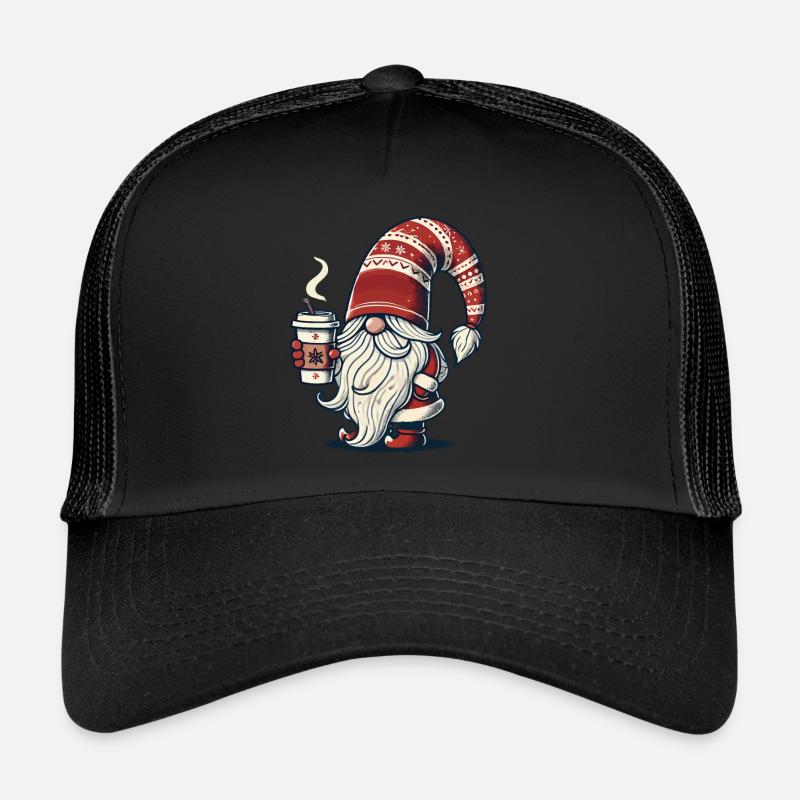 Weihnachten Gnom Mit Kaffeezauber Trucker Cap