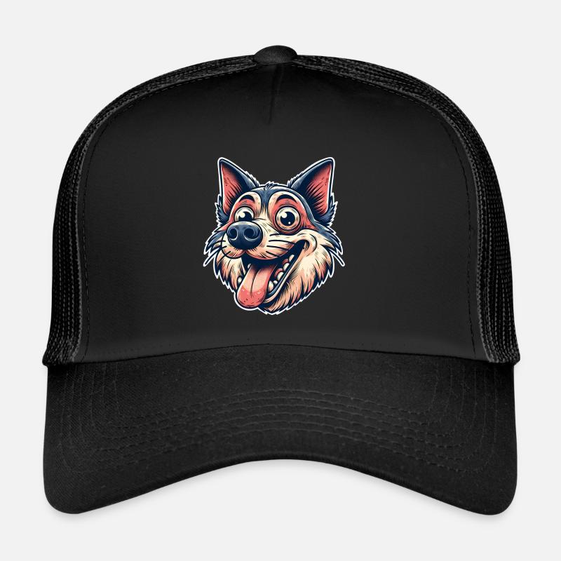 Hund - Trucker Cap - Schwarz/Schwarz