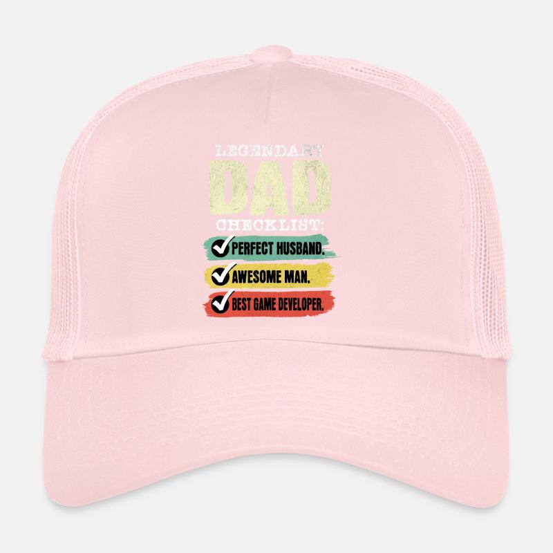 Dad Game Developer Father's Day Trucker Cap