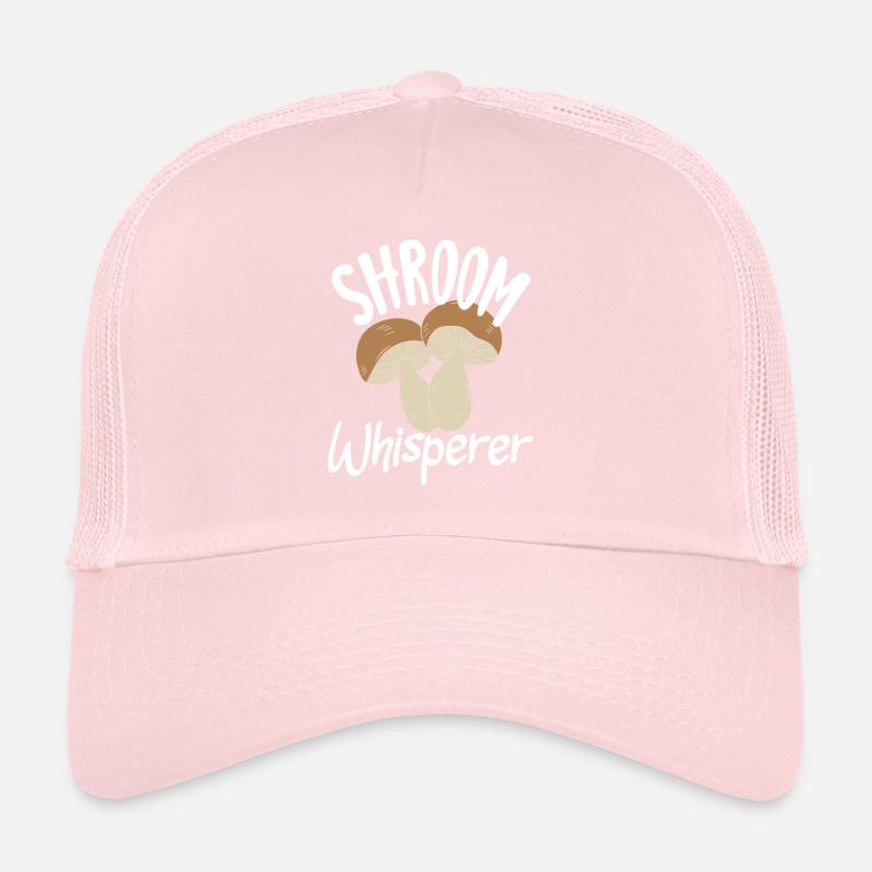 Champignon Chuchoteur de champignons Cueilleur de champignons Art Casquette trucker 