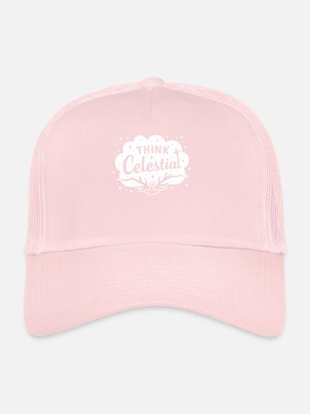Cosmic Energy Life Energy Universal Force - Trucker Cap - pale pink - Front