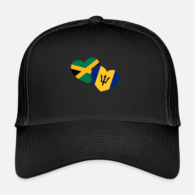Barbados Caribbean Bajan Holiday Gift Trucker Cap