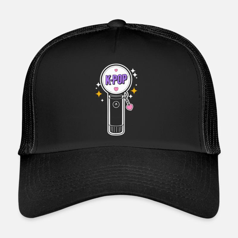 K-Pop Musique pop coréenne Corée du Sud Kpop Lightstick Casquette trucker 