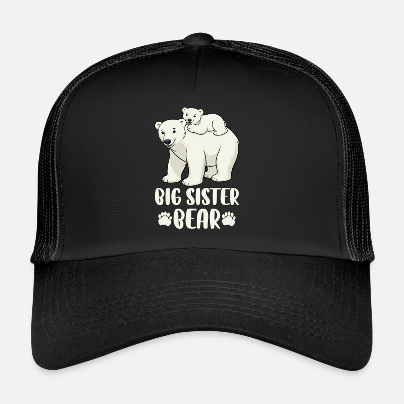 Big Sister Bear Trucker Cap
