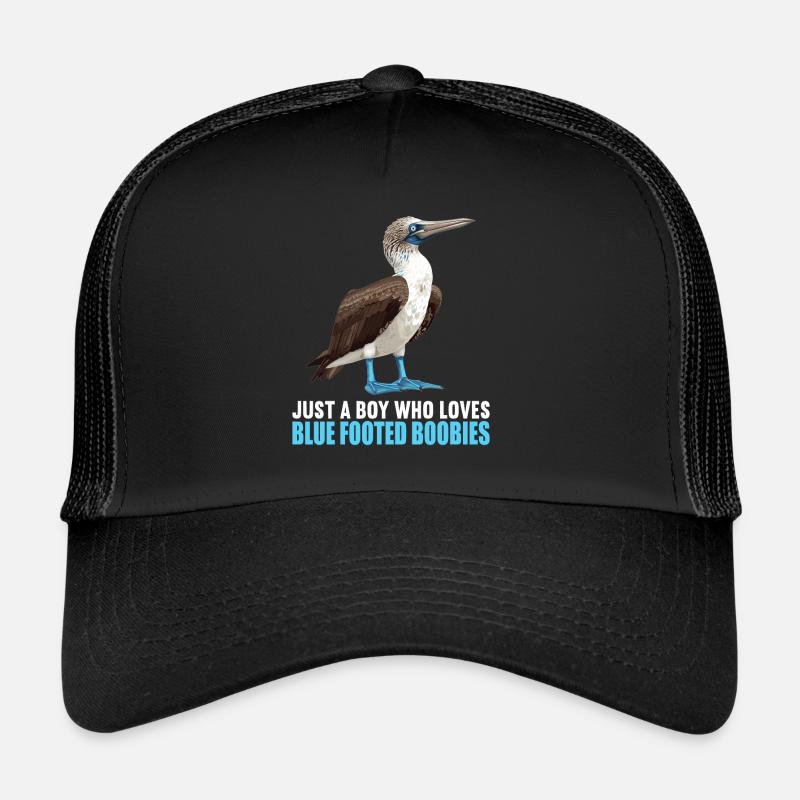 Blue-footed booby Trucker Cap