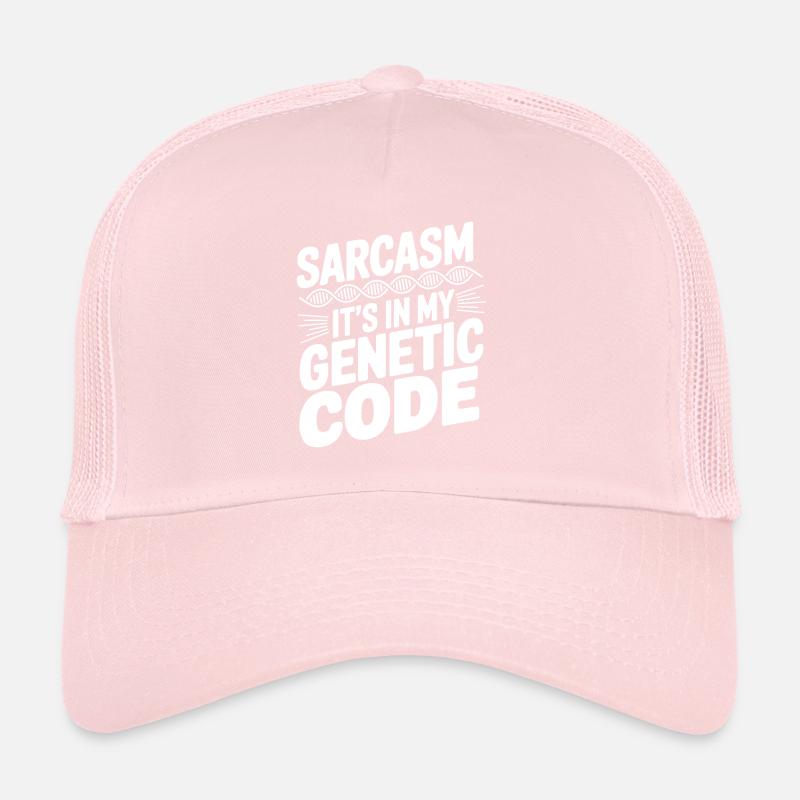 Sarcasm Genes DNA Genetics Trucker Cap
