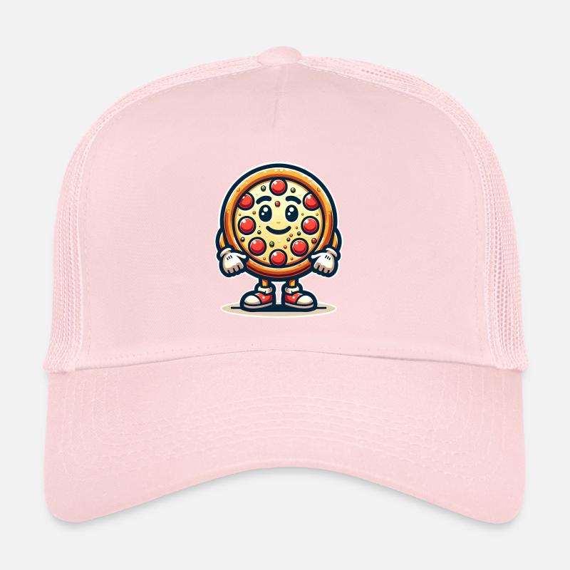 Pizza Mascot Trucker Cap