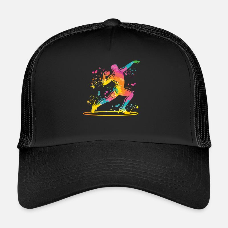 Kugelstoßer Colorsplash Kugelstoßen Trucker Cap