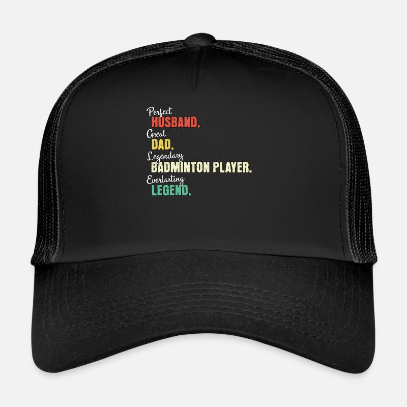 Badminton player dad Trucker Cap
