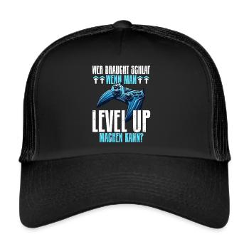 Gaming Gamer Gamer Video Player Console PC Gaming - Trucker Cap - black/black - Front