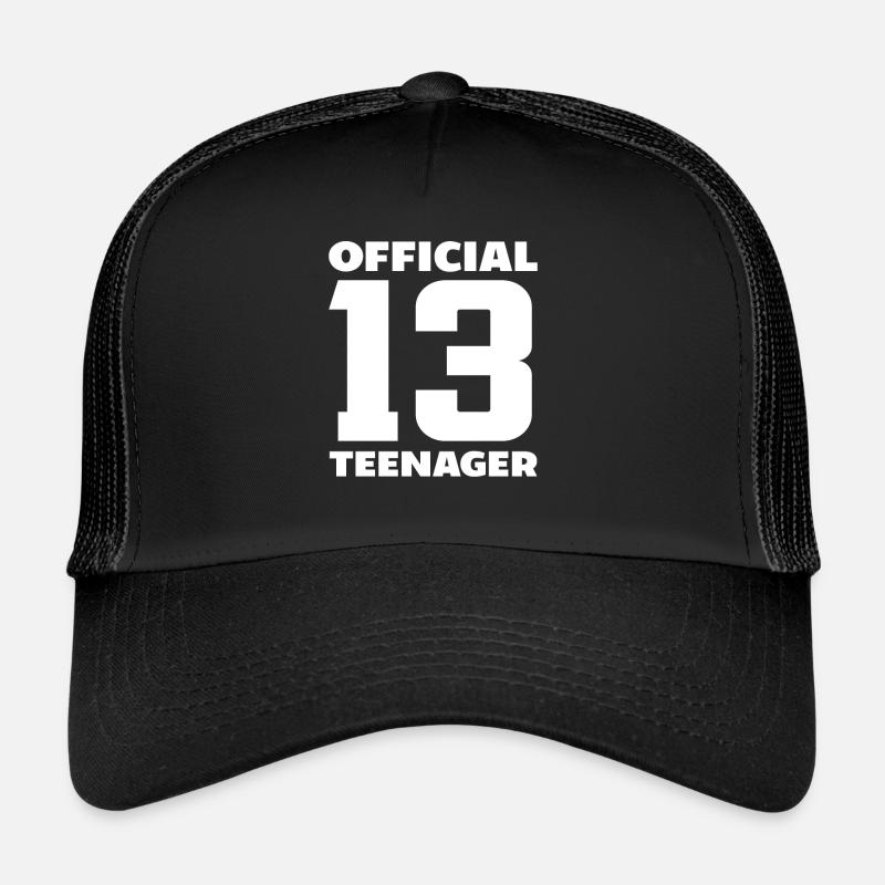 Officiel 13e anniversaire Adolescent Casquette trucker 