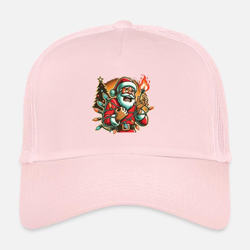 Père Noël avec humour de choc électrique Casquette trucker 