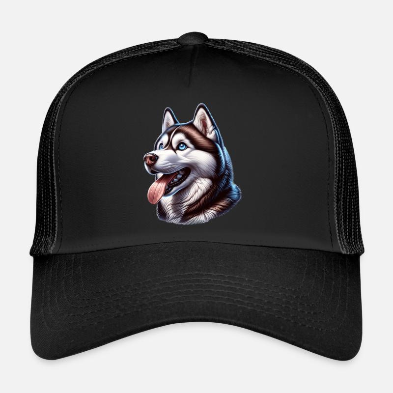 Schlittenhund Husky Trucker Cap