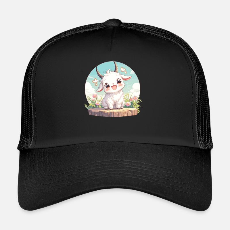 goats goat Trucker Cap