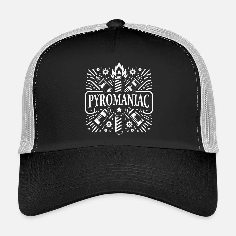 Pyrotechnie Feu d’artifice Feu d’artifice Nouvel An Casquette trucker 