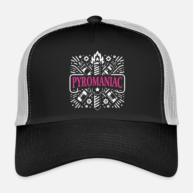 Pyrotechnie Feu d’artifice Feu d’artifice Nouvel An Casquette trucker 