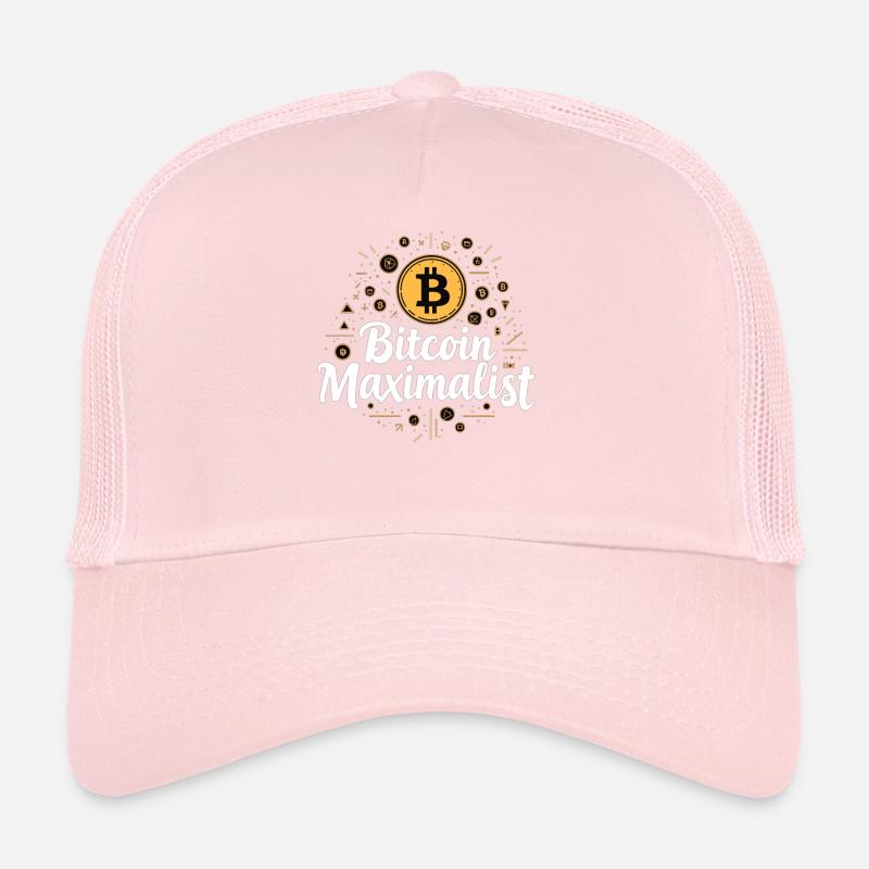 Bitcoin Maximalist - Design crypto élégant Casquette trucker 