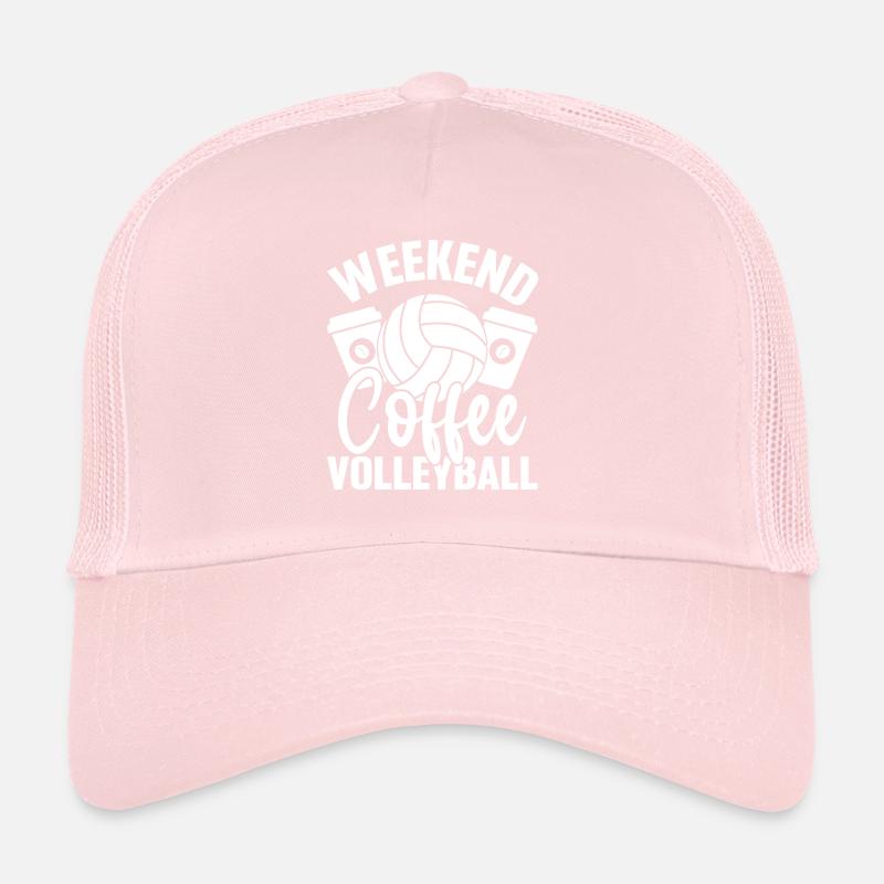 Weekend Coffee Volleyball Bump Set Spike Trucker Cap