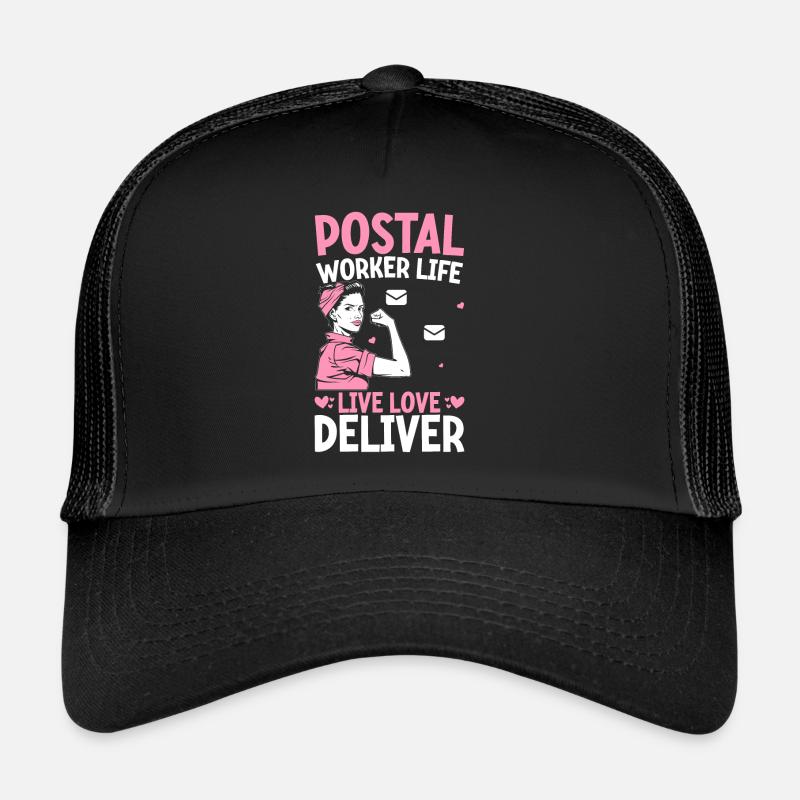 Postal workers deliver postal workers Trucker Cap