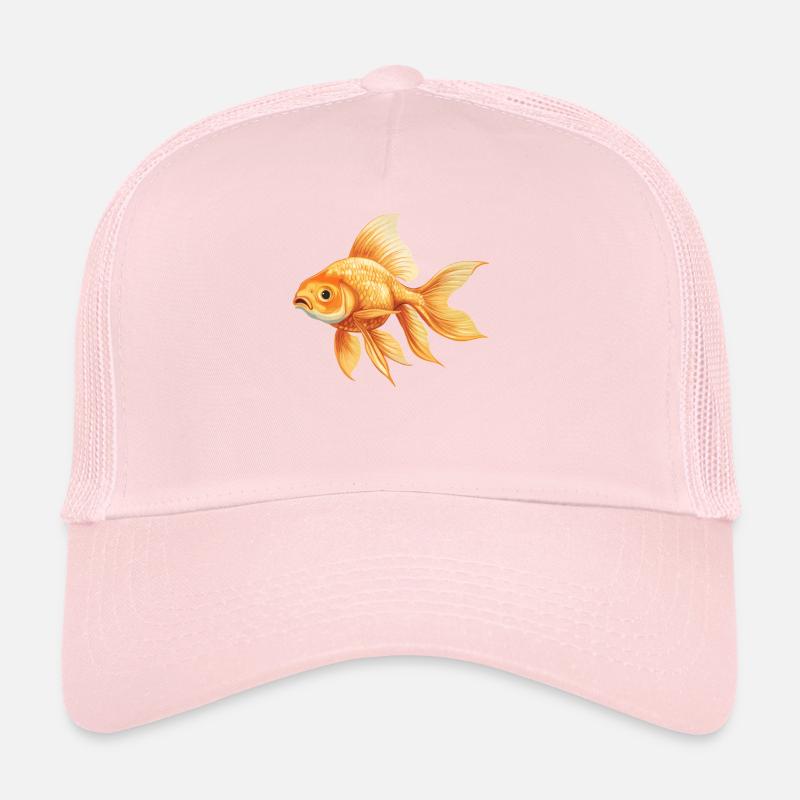 poisson rouge Casquette trucker 