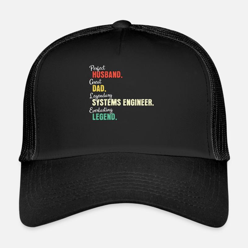 Systems Engineer Dad Trucker Cap