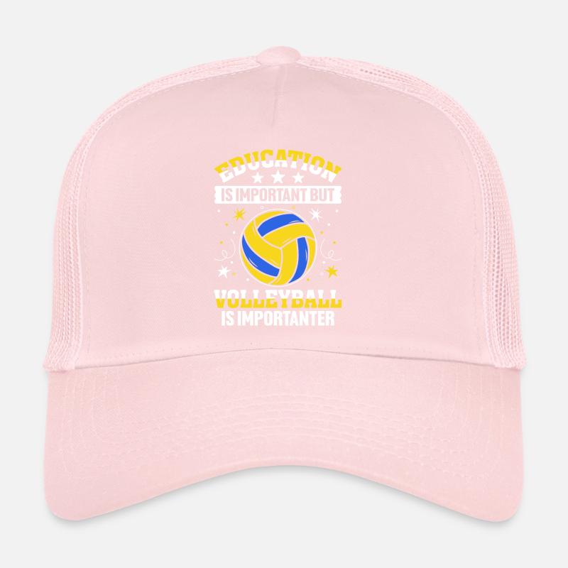Education Is Important But Sump Set Spike Funny Trucker Cap