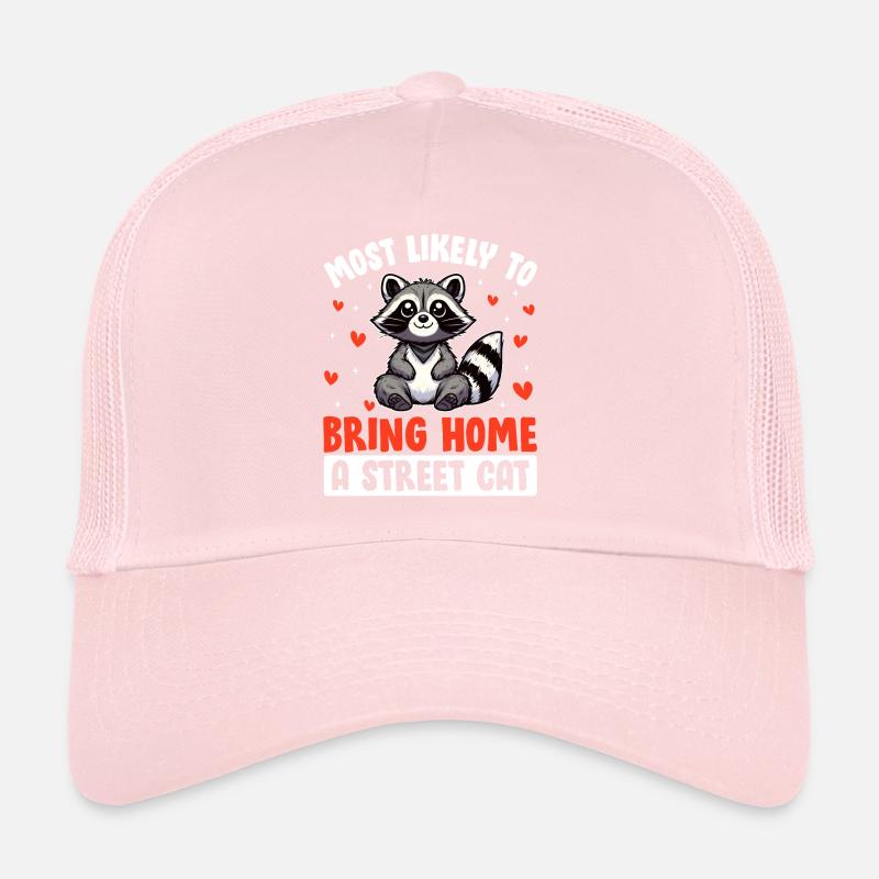 Le plus susceptible de ramener à la maison un chat des rues drôle Casquette trucker 
