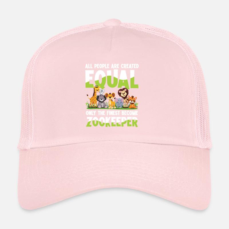 Only The Finest Become Zookeeper Trucker Cap