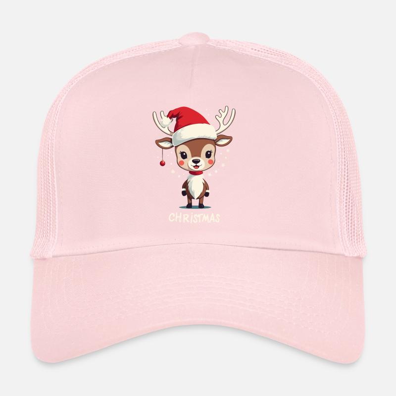 Conception de Noël de renne mignon Casquette trucker 