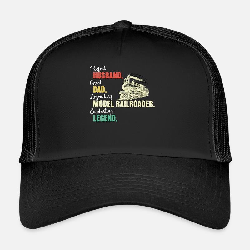 Model railroader dad Trucker Cap