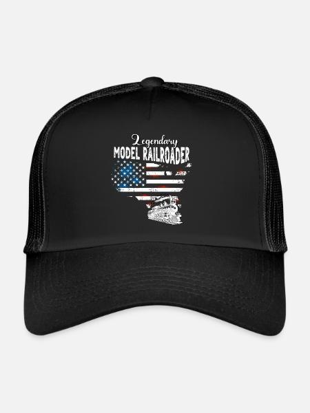 Model Railroader US - Trucker Cap - black/black - Front
