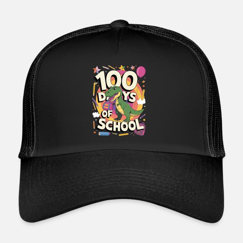 100e jour d’école 100 jour d’école des enfants Casquette trucker 