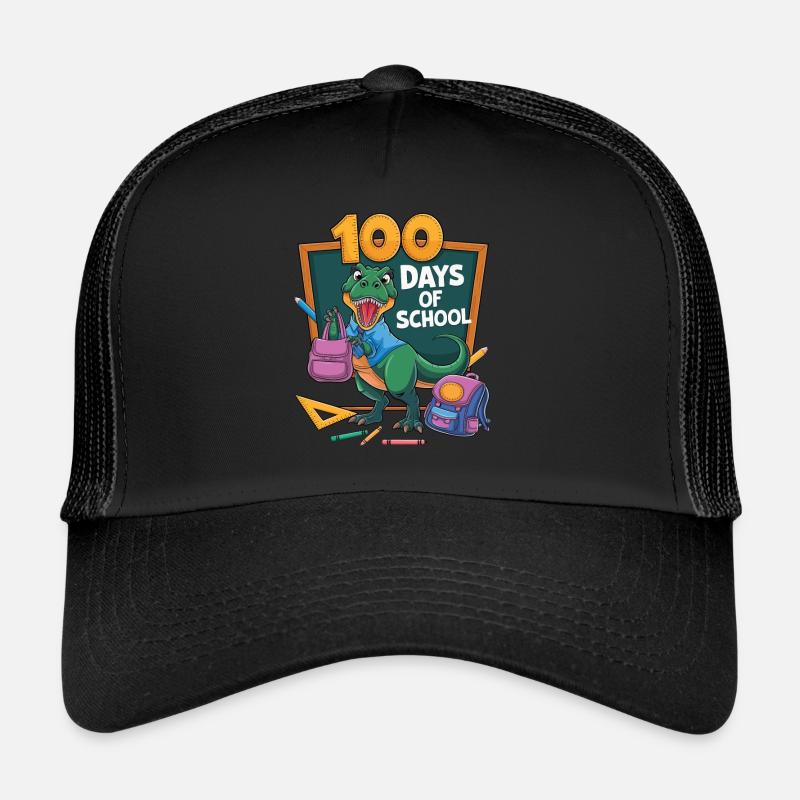 100e jour d’école 100 jour d’école des enfants Casquette trucker 