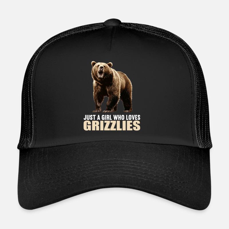 Grizzlis Ours grizzly Casquette trucker 
