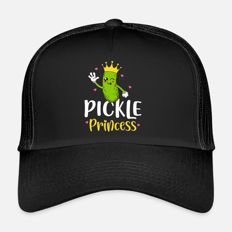 Concombre Princesse Drôle Concombre Fille Concombre Casquette trucker 