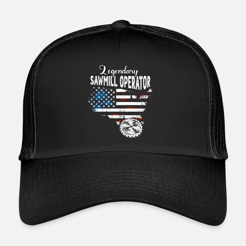 Sawmill Worker US Trucker Cap