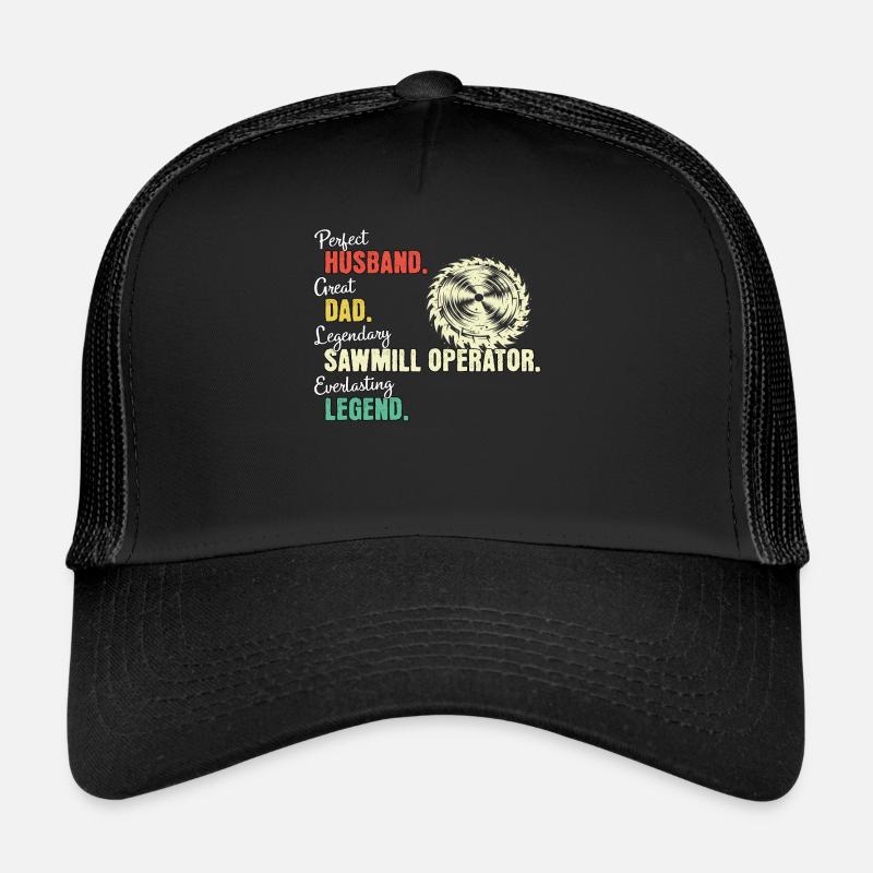 Papa ouvrier de scierie Casquette trucker 